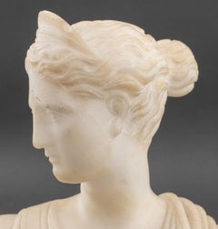 Italian School Diana of Versailles Marble Bust