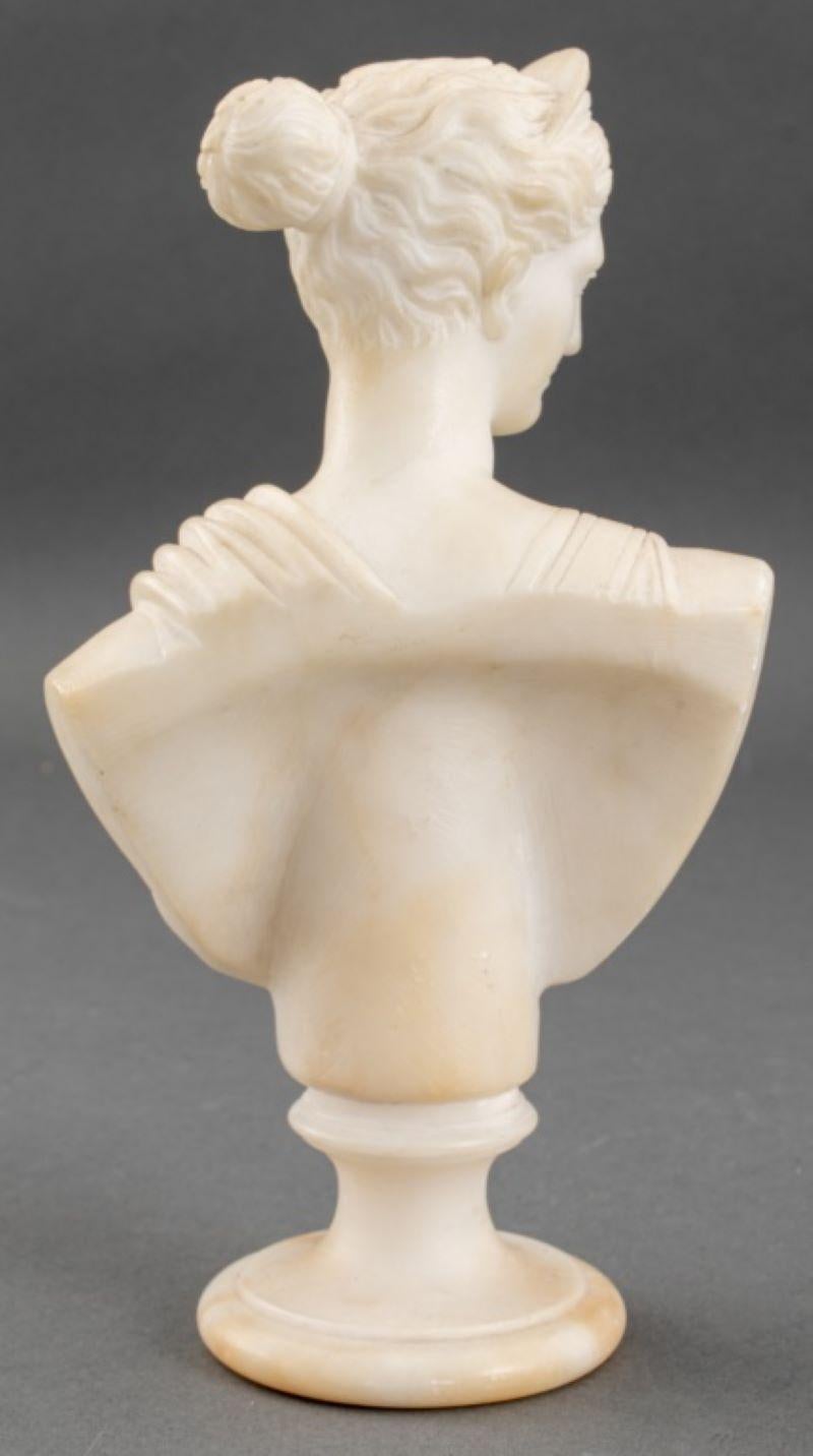 19th Century Italian School Diana of Versailles Marble Bust