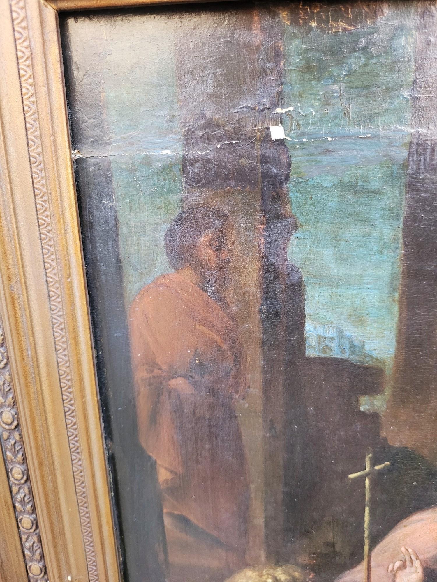 Italian School, Madonna Of Divine Love, On Panel, 17th/18th Century For Sale 4