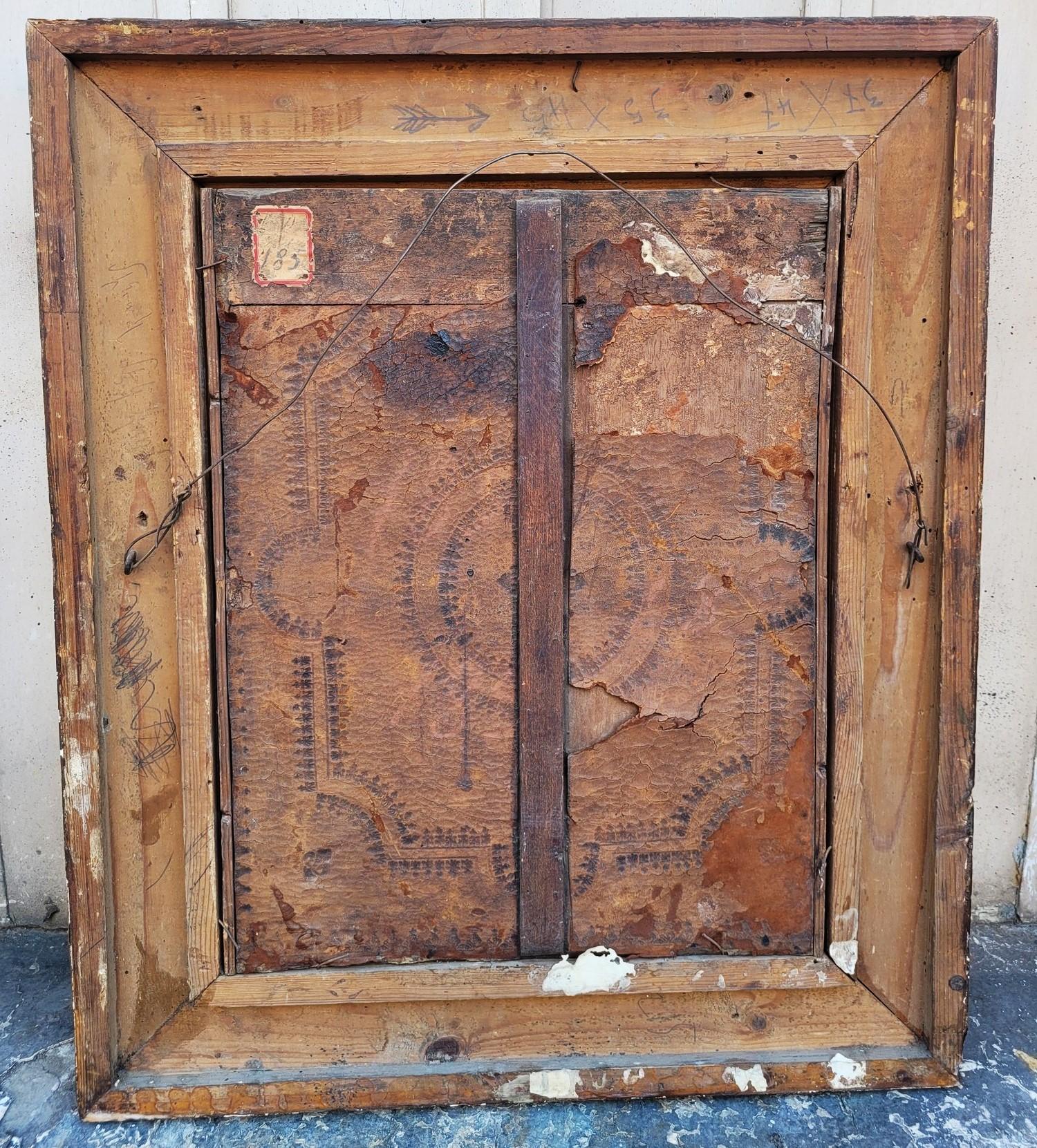 Italian School, Madonna Of Divine Love, On Panel, 17th/18th Century For Sale 7