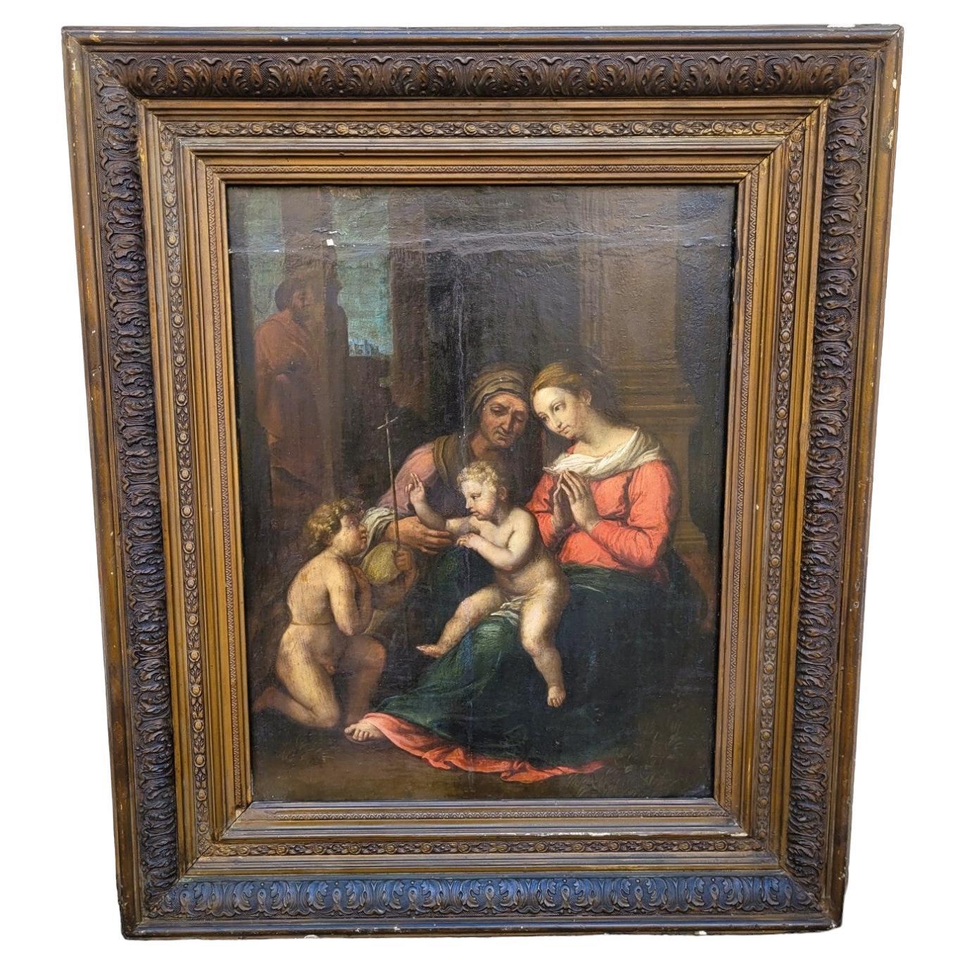 Scuola italiana, Madonna del Divino Amore, su tavola, XVII-XVIII secolo