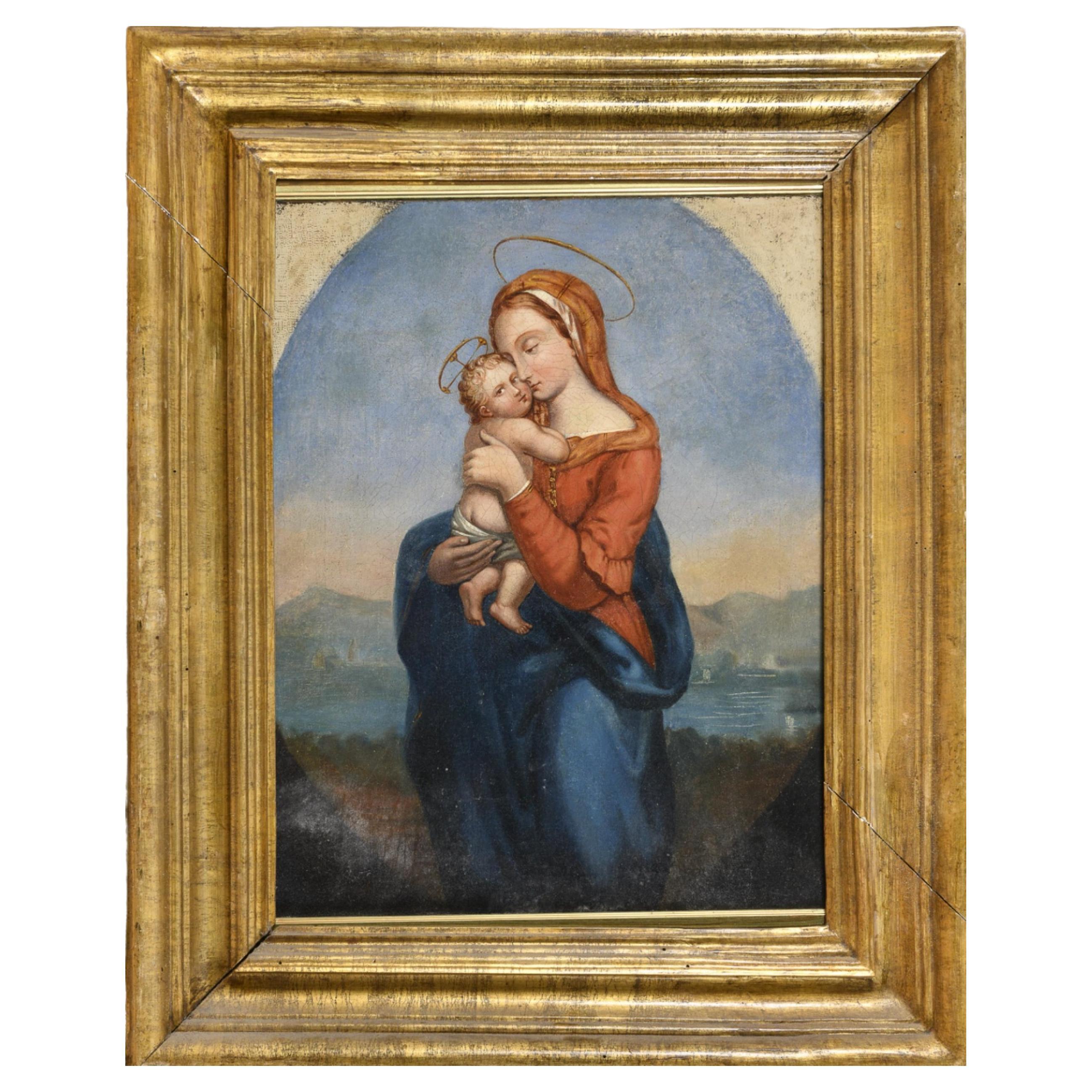 Italian School of the 18th Century Madonna with the Child