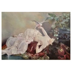 Italian School Painting "Naked" 20th Century