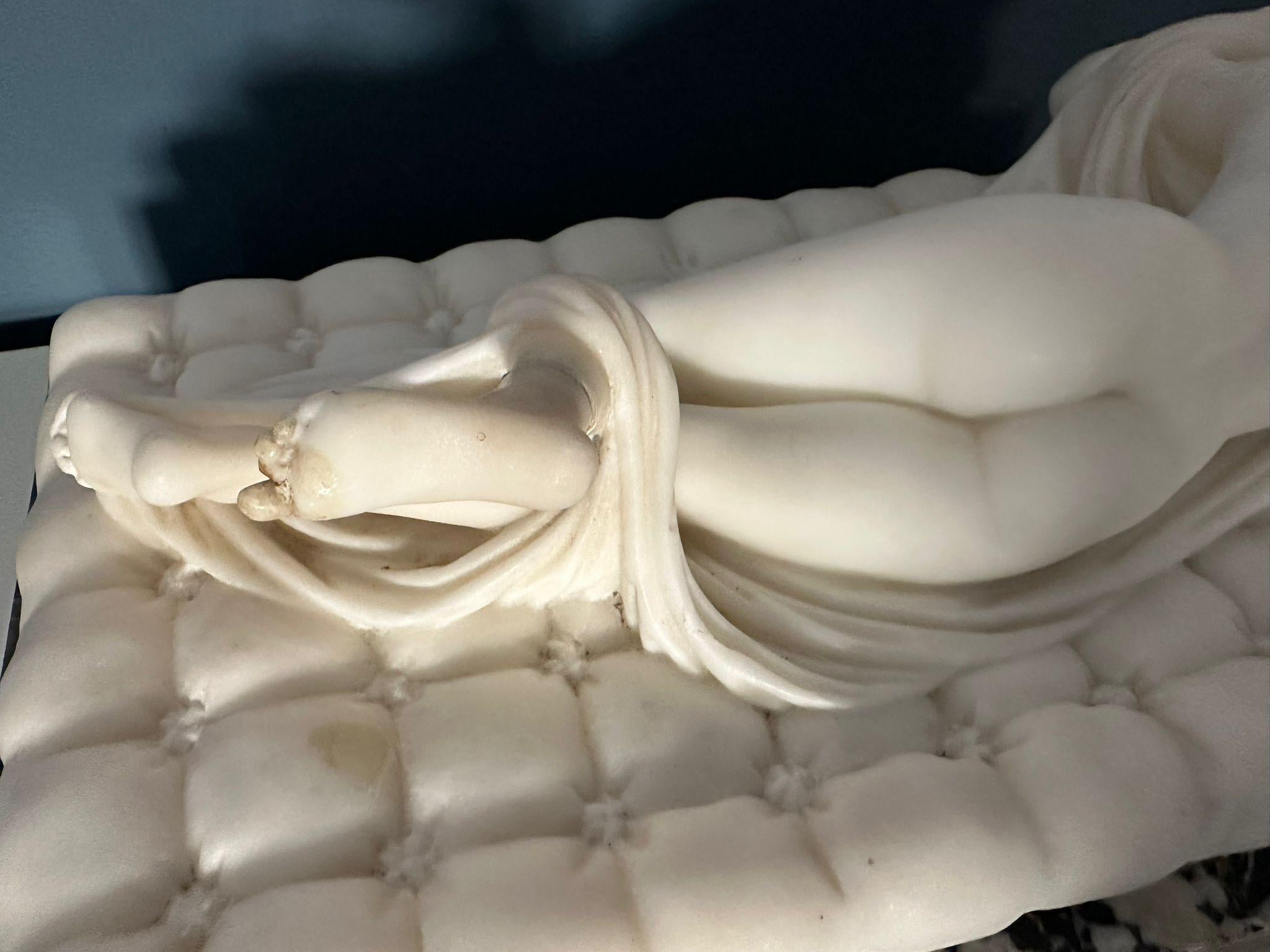 Carrara Marble Italian School Sculpture 