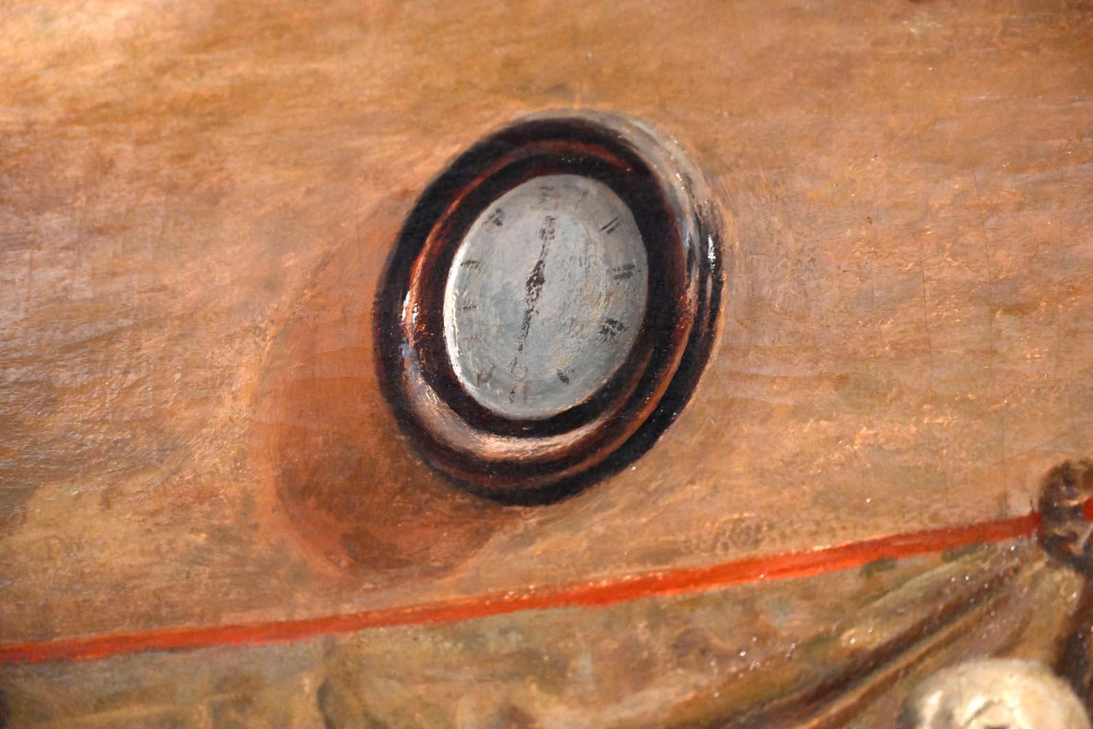 Italienische Schule: Das Studio des Bildhauers. Großes Gemälde aus dem 19. Jahrhundert. (Farbe) im Angebot