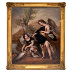 SCUOLA ITALIANA "TOBIAS E L'ARCANGELO RAFAEL" XVIII secolo