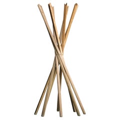 Italian Sciangai  Blonde Oak Coat Rack by D'Urbino and Lomazzi for Zanotta, 1970