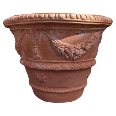 Pot en terre cuite italien "Scolpito" Impruneta (60cm)