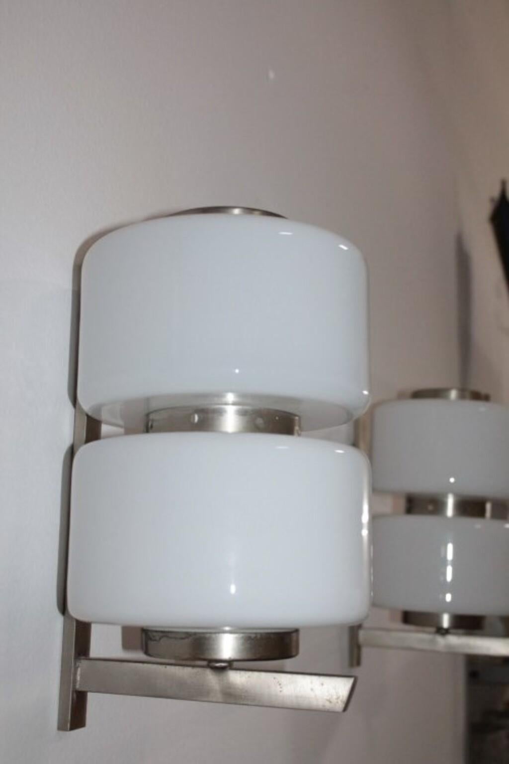 Space Age Italian Sconces 1970s in the Style of Artemide