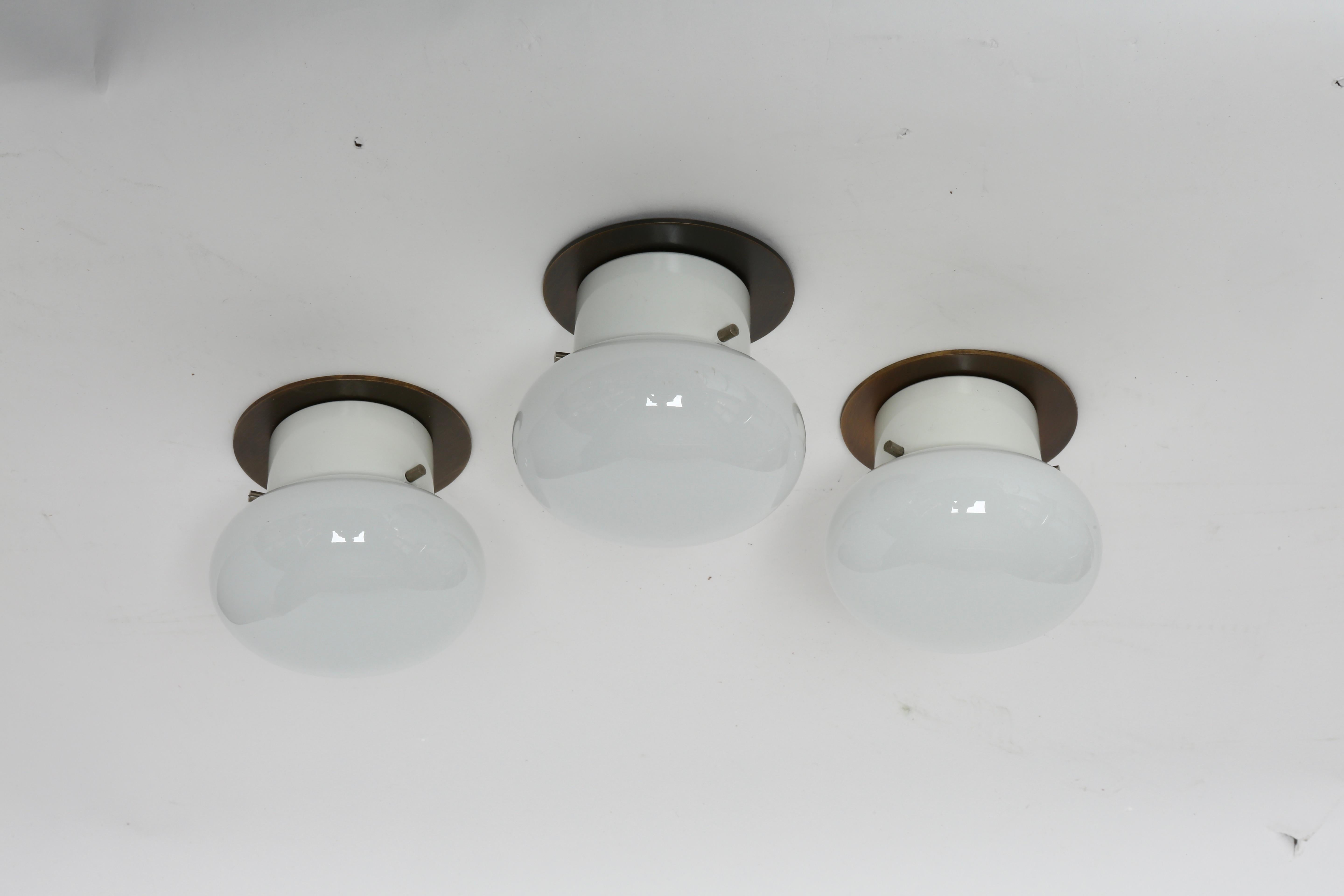 Italian sconces by Studio Tetrarch for Valenti, set of 3 attributed 5