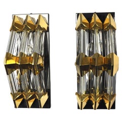 Vintage Italian Sconces from Venini, 1980, Set of 2