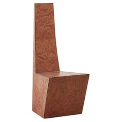 Italian Sculptural Burl Chair, 1980s