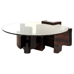 Italienischer skulpturaler italienischer Couchtisch von Nerone Patuzzi für Forme e Superfici, 1971