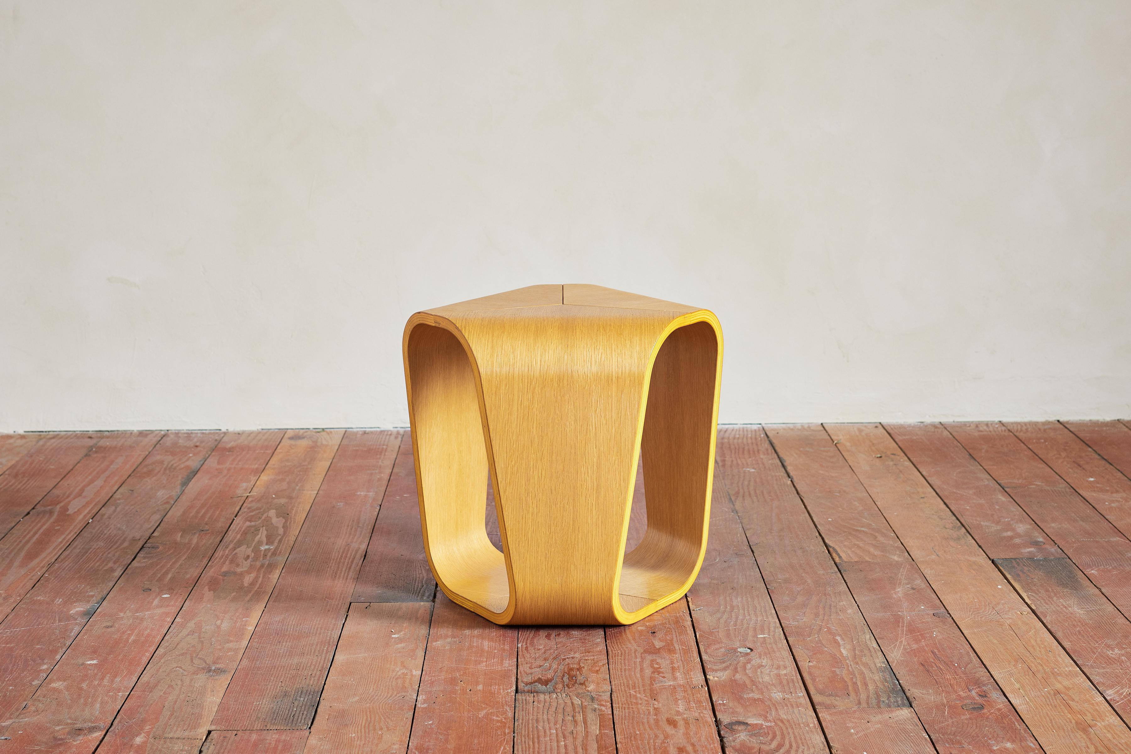 Oak Italian Sculptural Infinity Tables