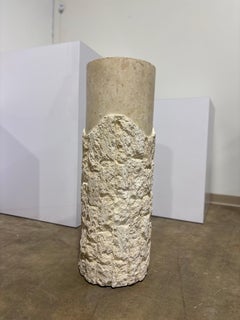 Italian Sculptural Mactan Stone Plinth, 1980s