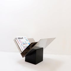 Italian Sculptural magazine holder by G. Giuliana, Mazza Sergio for Krupp - 1970