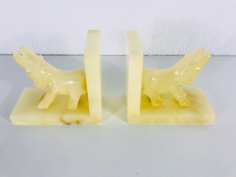 Italian Sculpture Book Ends, Italy, 1970s, Pair For Sale at 1stDibs