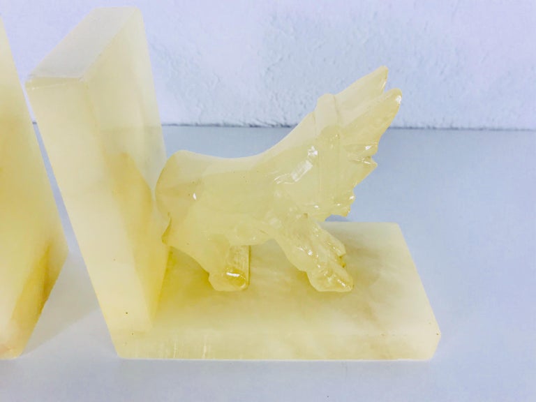 Italian Sculpture Book Ends, Italy, 1970s, Pair For Sale at 1stDibs