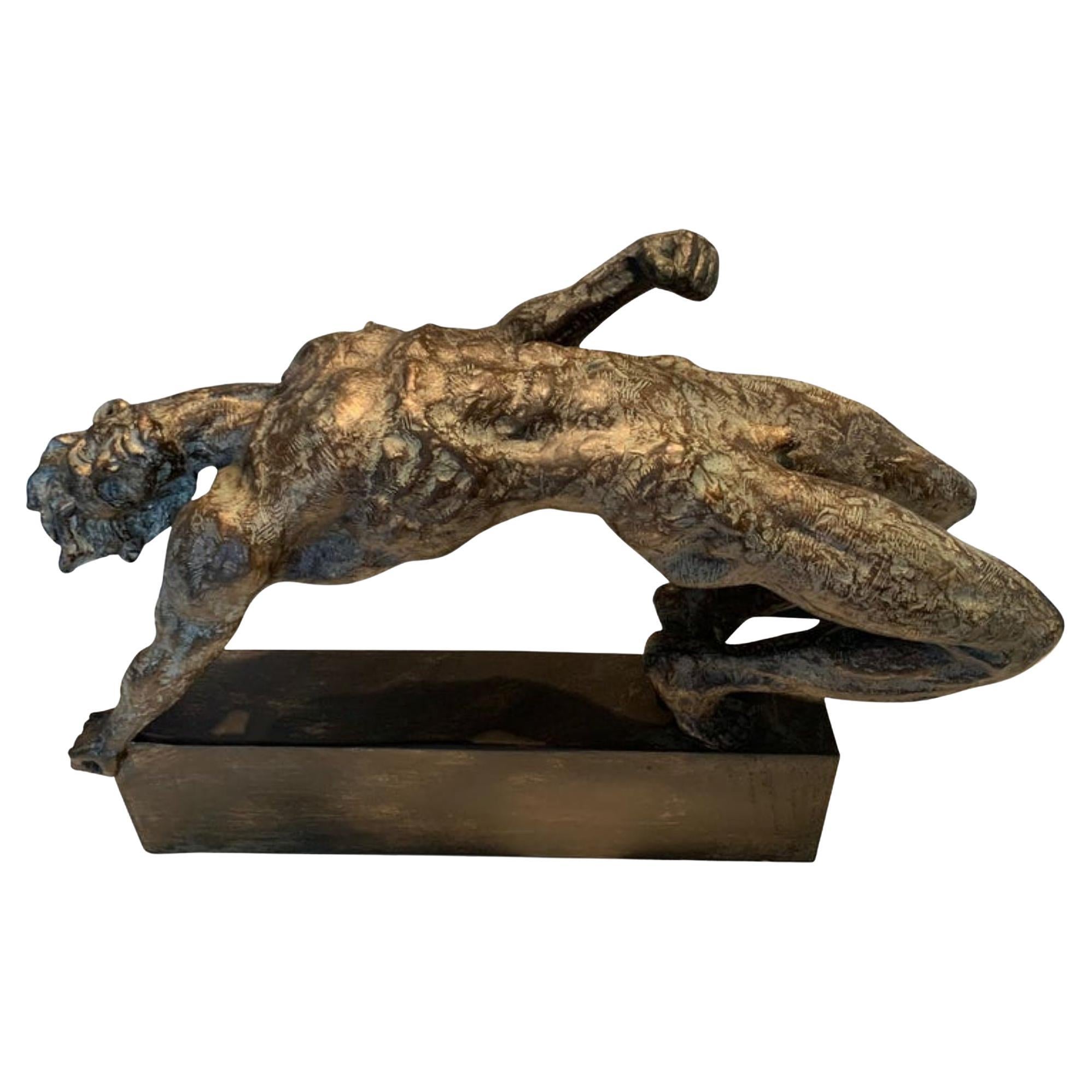 Italian Sculpture "Spartan" 20th Century For Sale