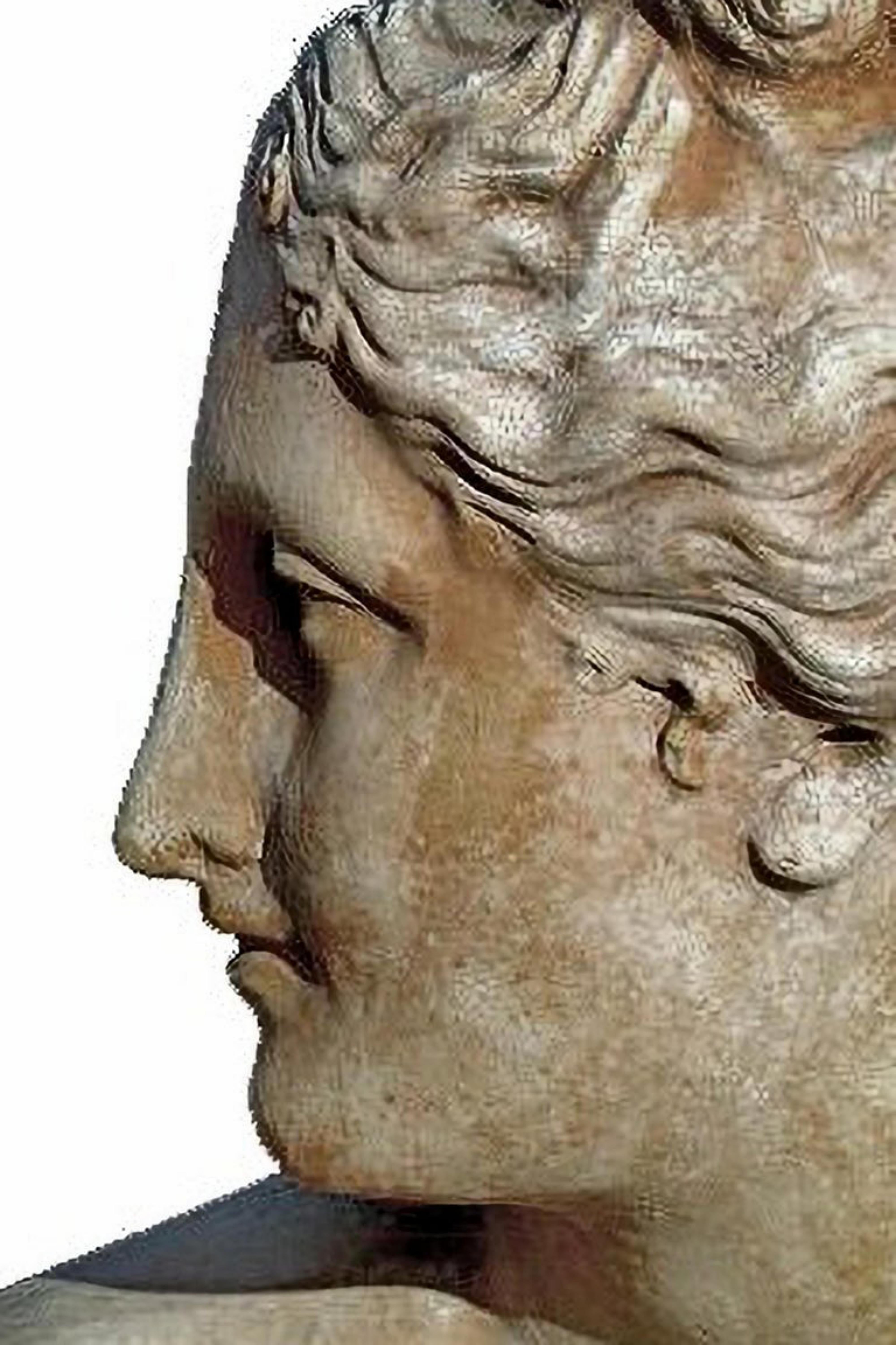 Italienische Skulptur „Venere Medici“-Kopf Begin, 20. Jahrhundert, Terrakotta (Barock)