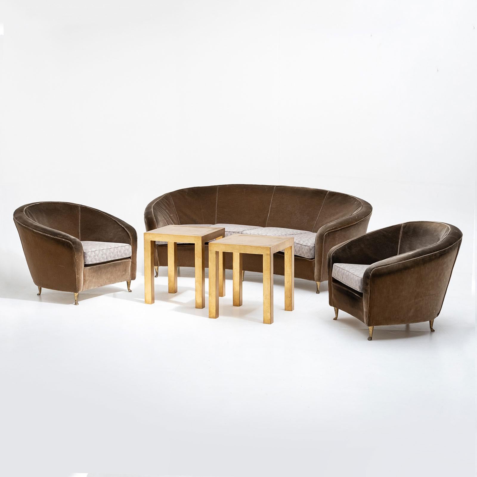 Ensemble de sièges italiens dans le style d'Ico Parisi, années 1950 en vente 9