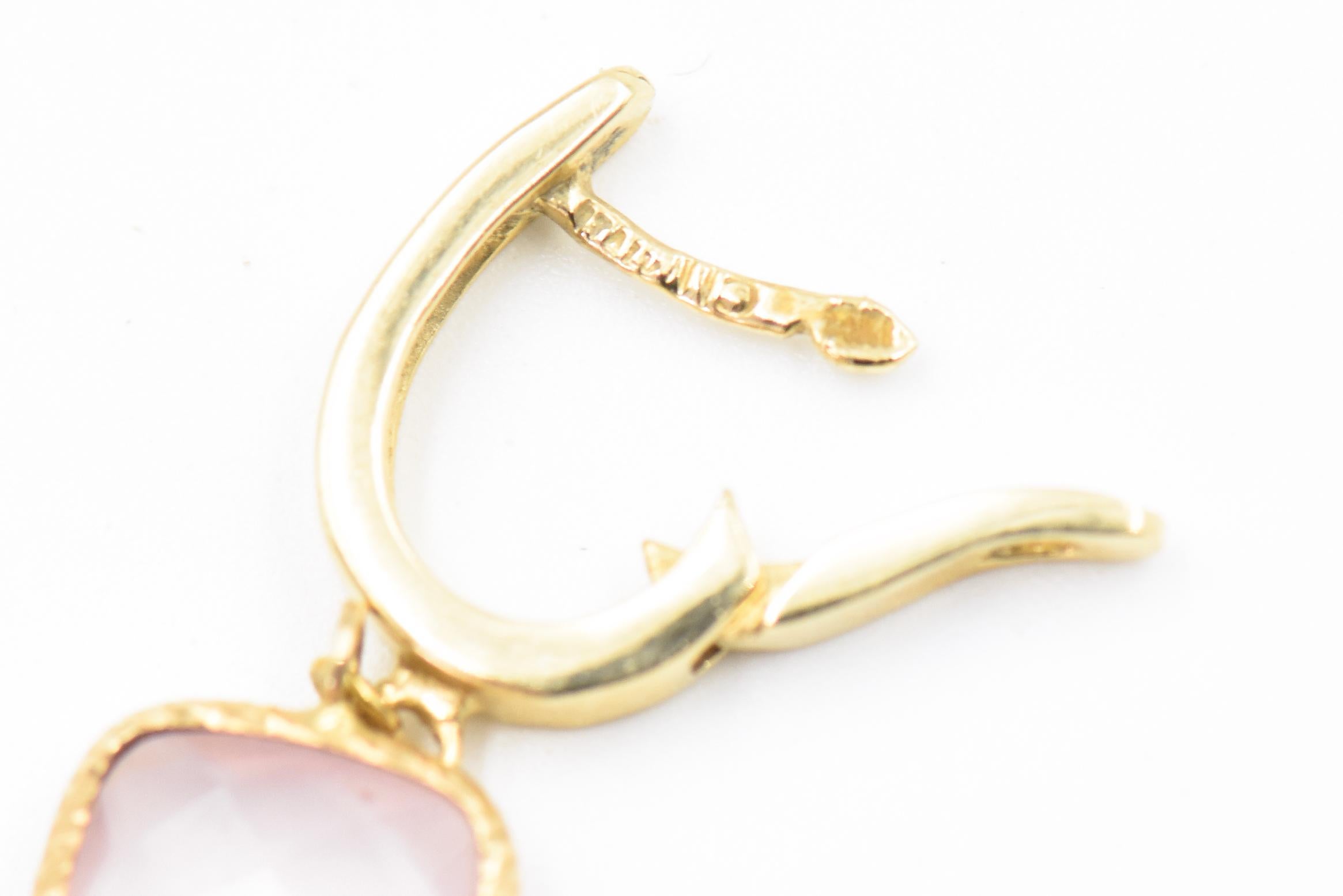 Italienische Halbedelstein Gold Station Halskette Ohrringe & Armband Set im Angebot 14