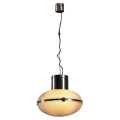 Italienische Sergio Mazza Glas-Pendelleuchte aus den 1960er Jahren