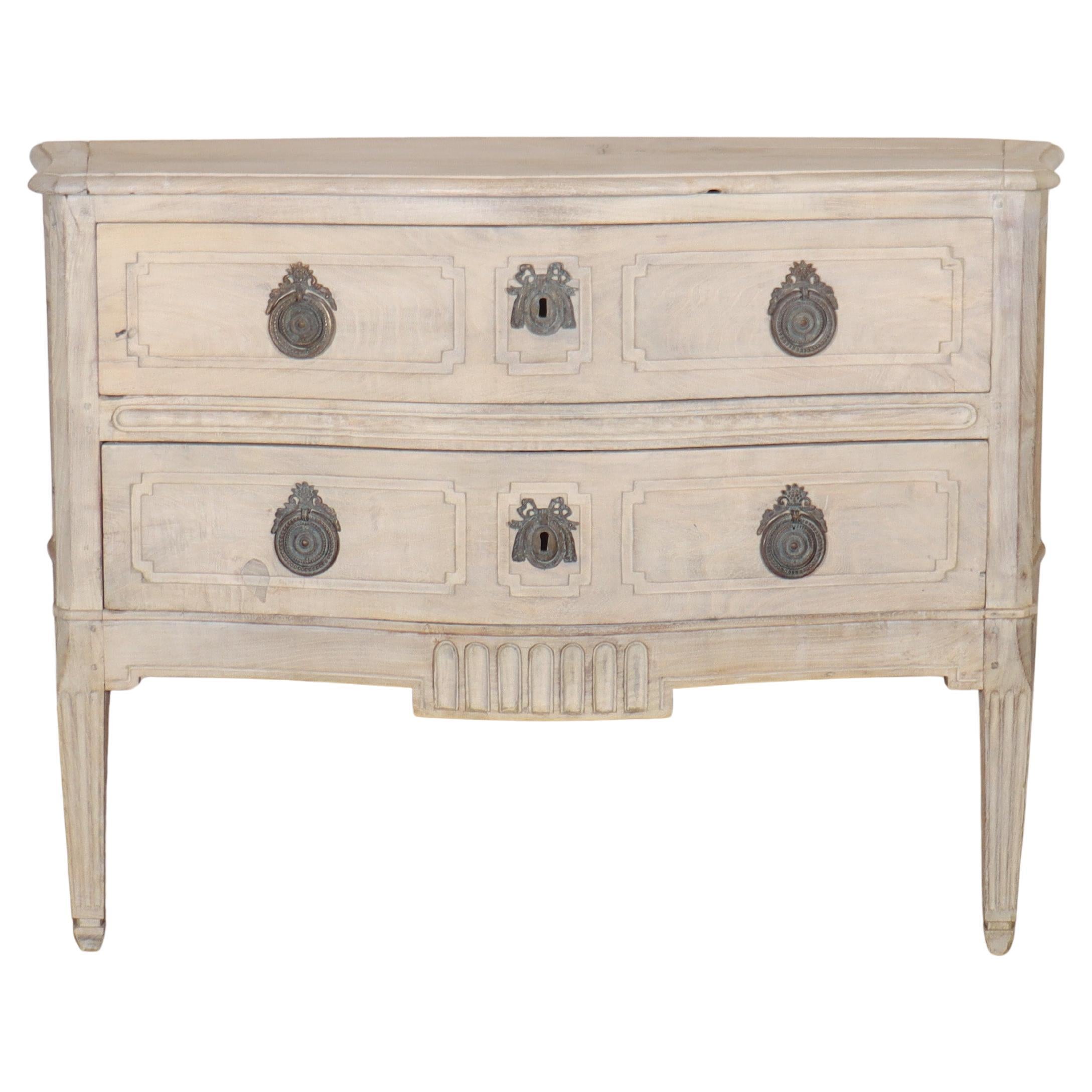 Italian Serpentine Front Commode