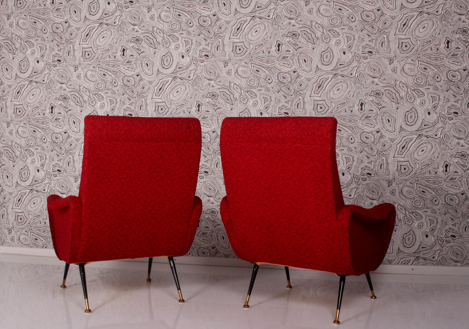 Italian SET of 2 lady chairs & Sofa & coffee table Duilio Barnabé all original For Sale 4