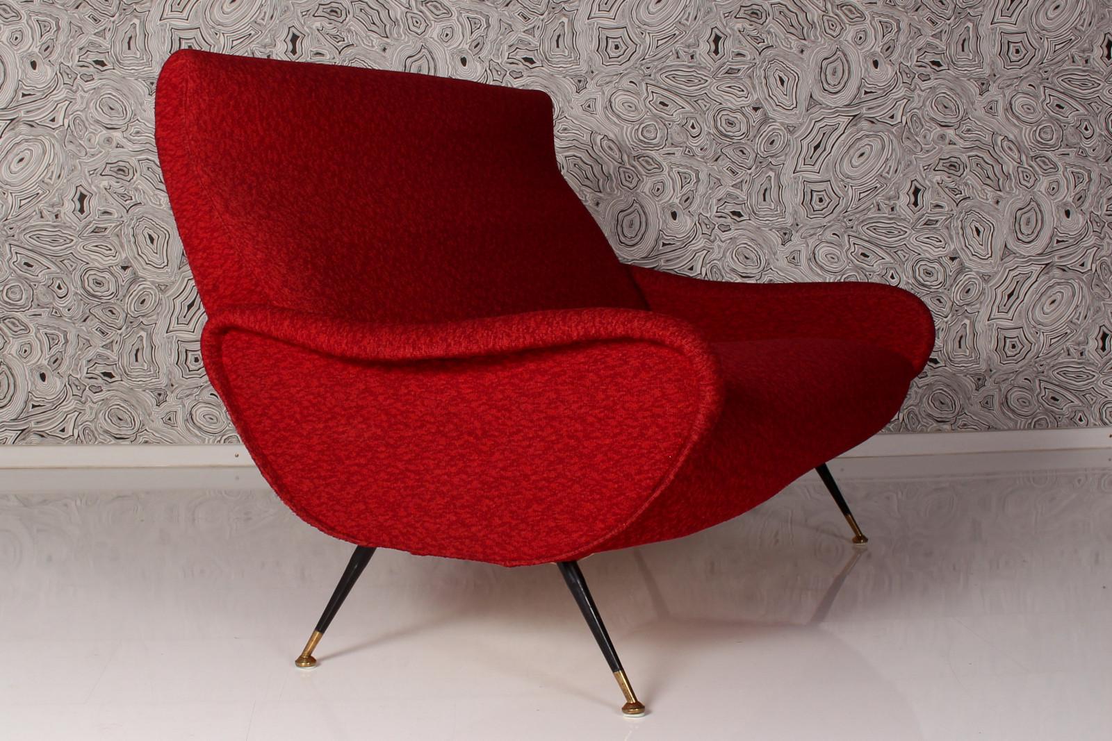 Mid-Century Modern Italian SET of 2 lady chairs & Sofa & coffee table Duilio Barnabé all original For Sale