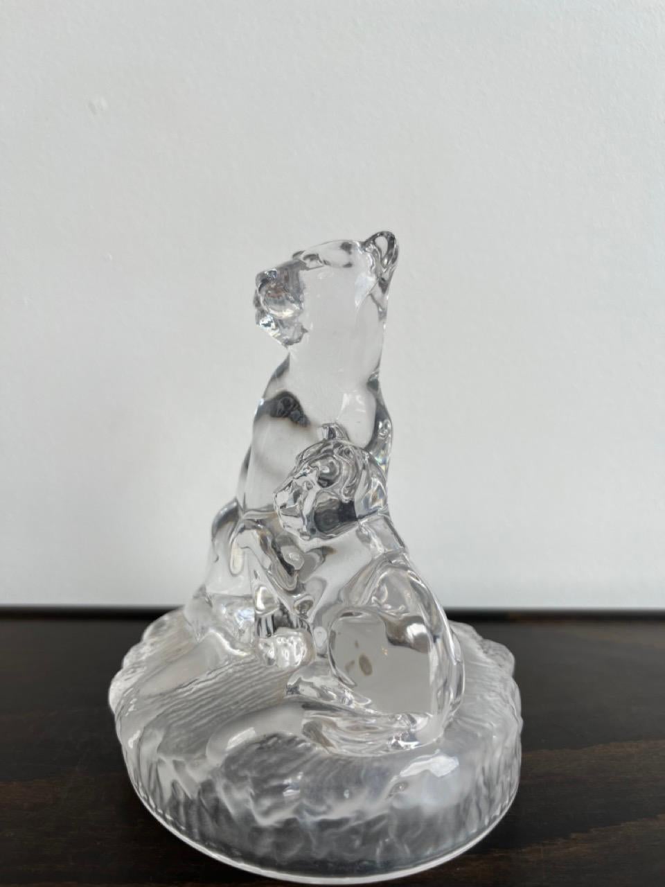 Italienische Kristall-Tierskulpturen-Skulpturen   im Zustand „Gut“ im Angebot in Byron Bay, NSW
