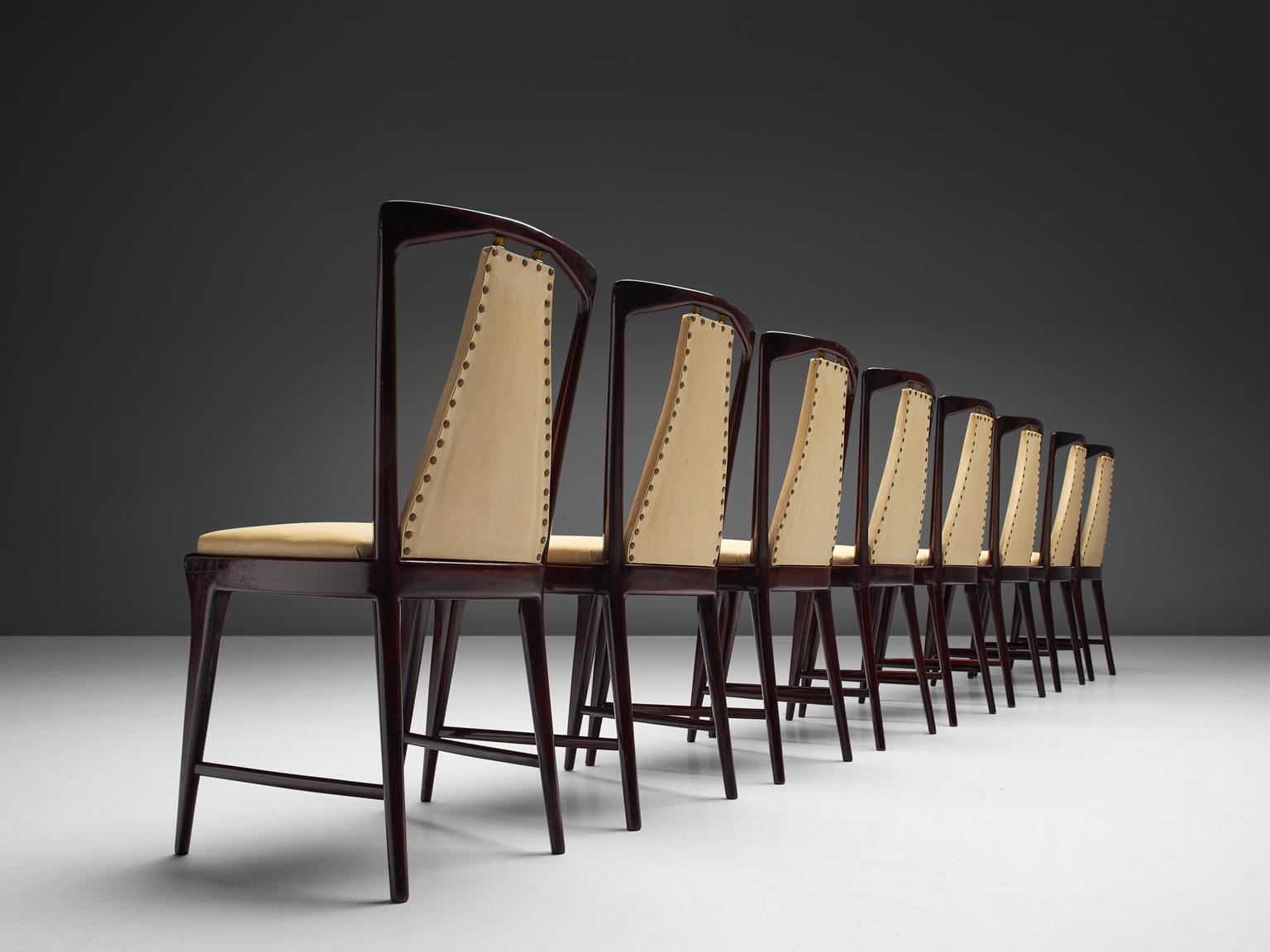 italian black dining chairs