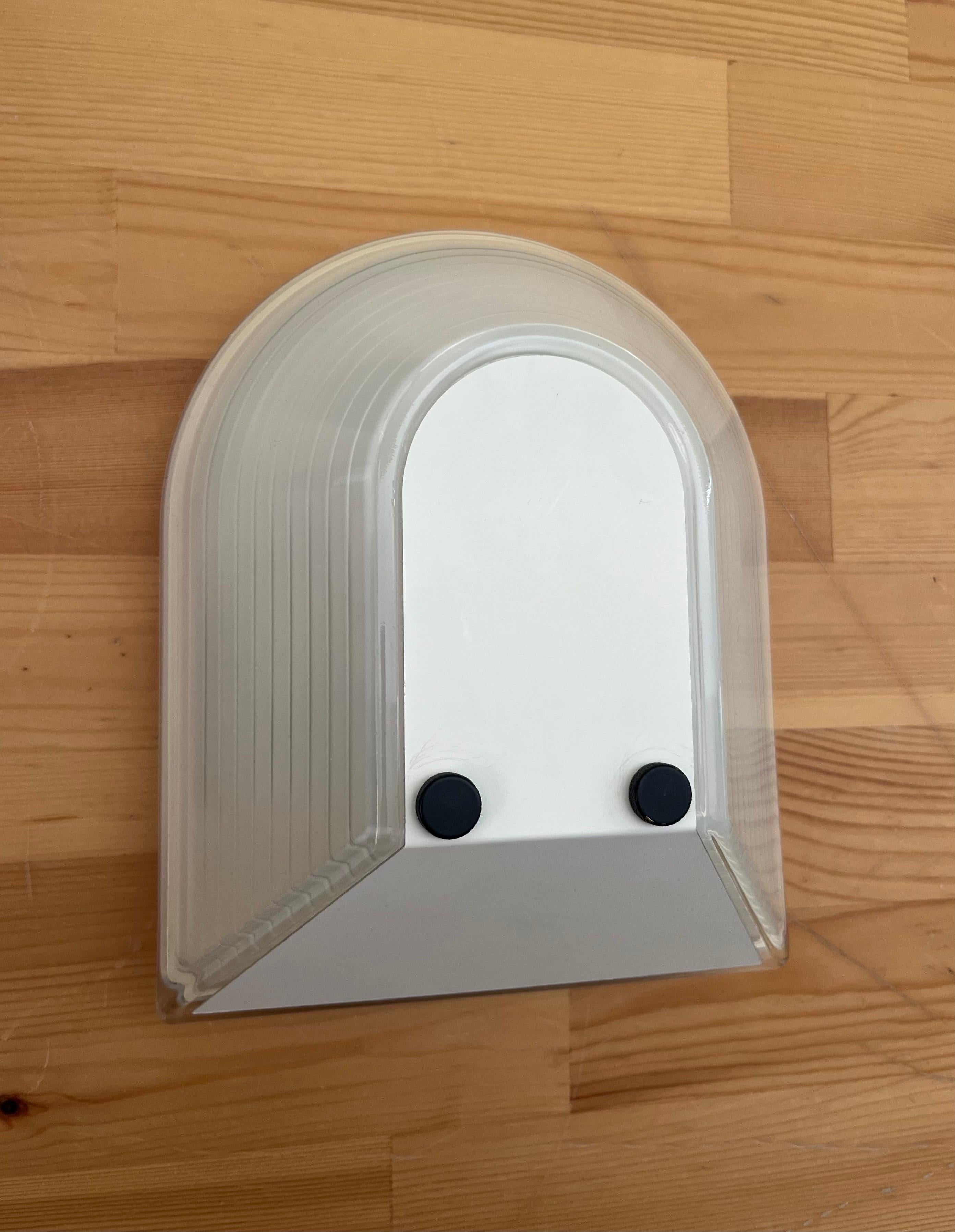 Set di quattro lampade da parete bianche Tesi di R. Fiorato per Prisma, anni '80 in vendita 7