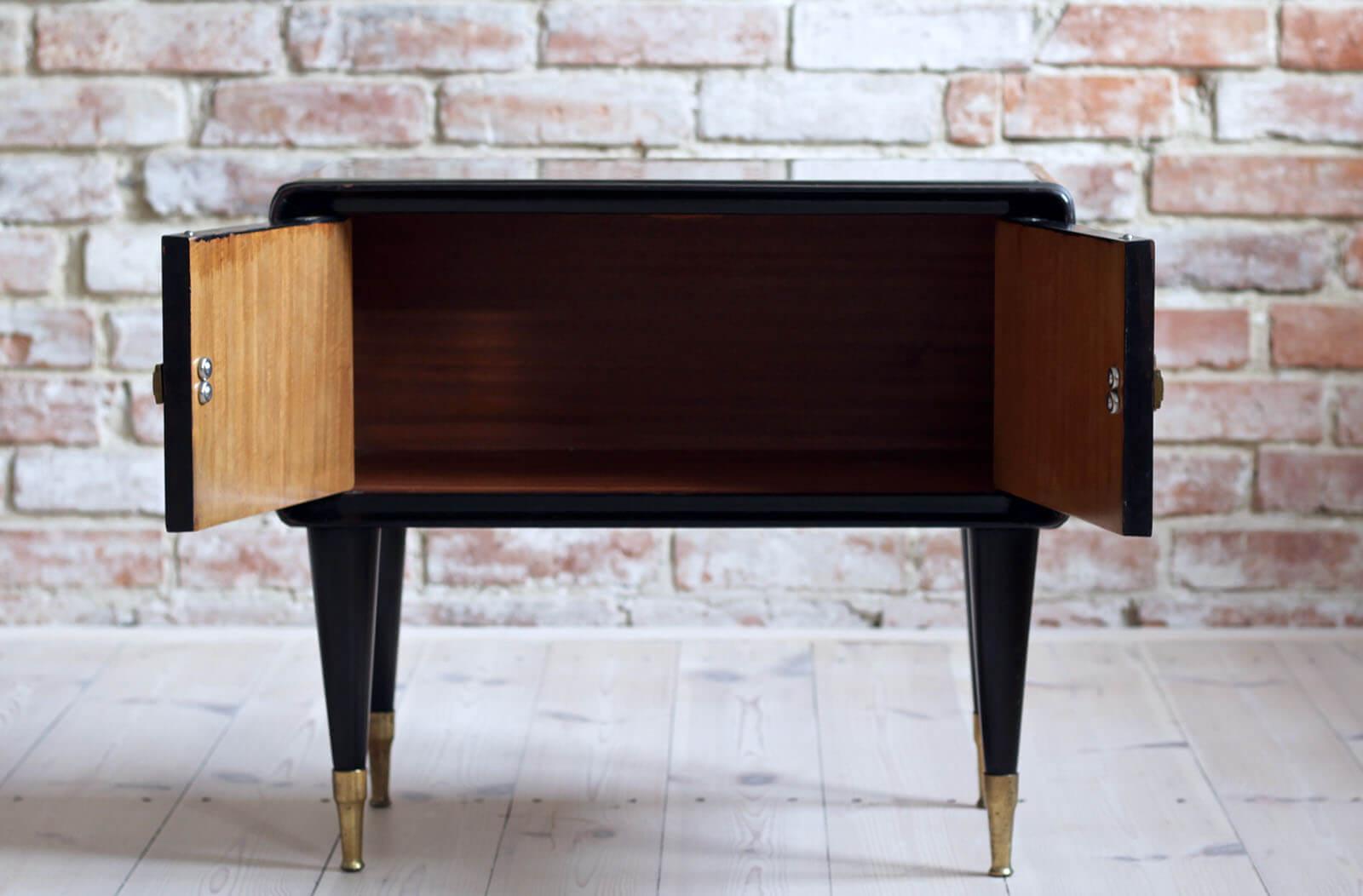 Italian Set of Furniture, Sideboard and Nightstands, Vittorio Dassi Style, 1950s 4