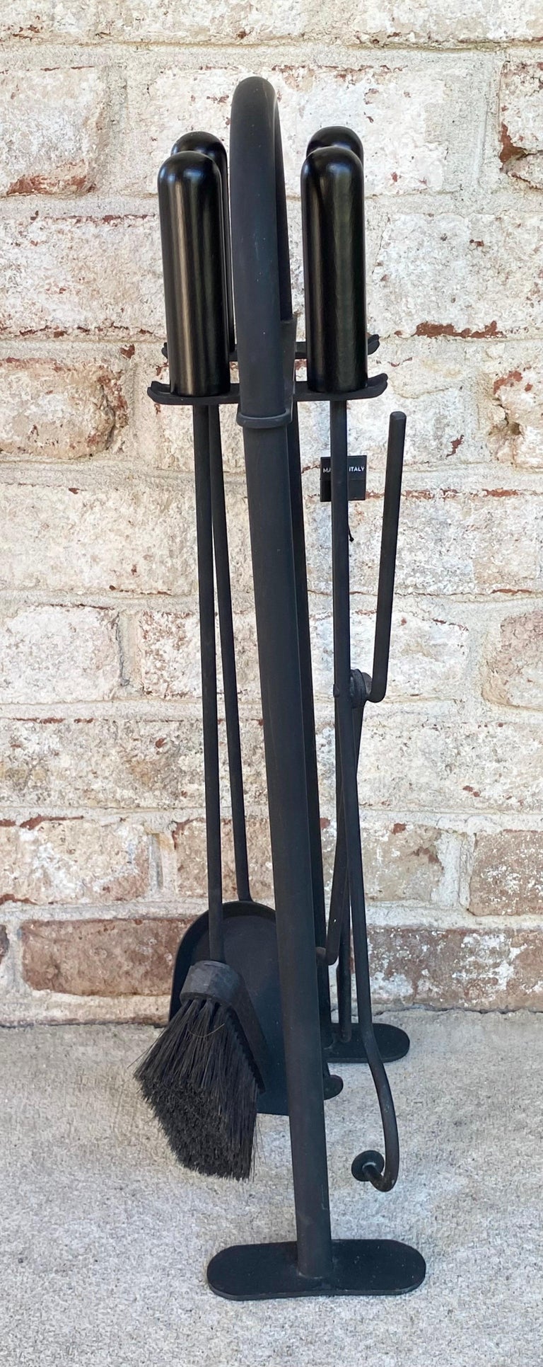Italian Set of Modern Fireplace Tools For Sale at 1stDibs
