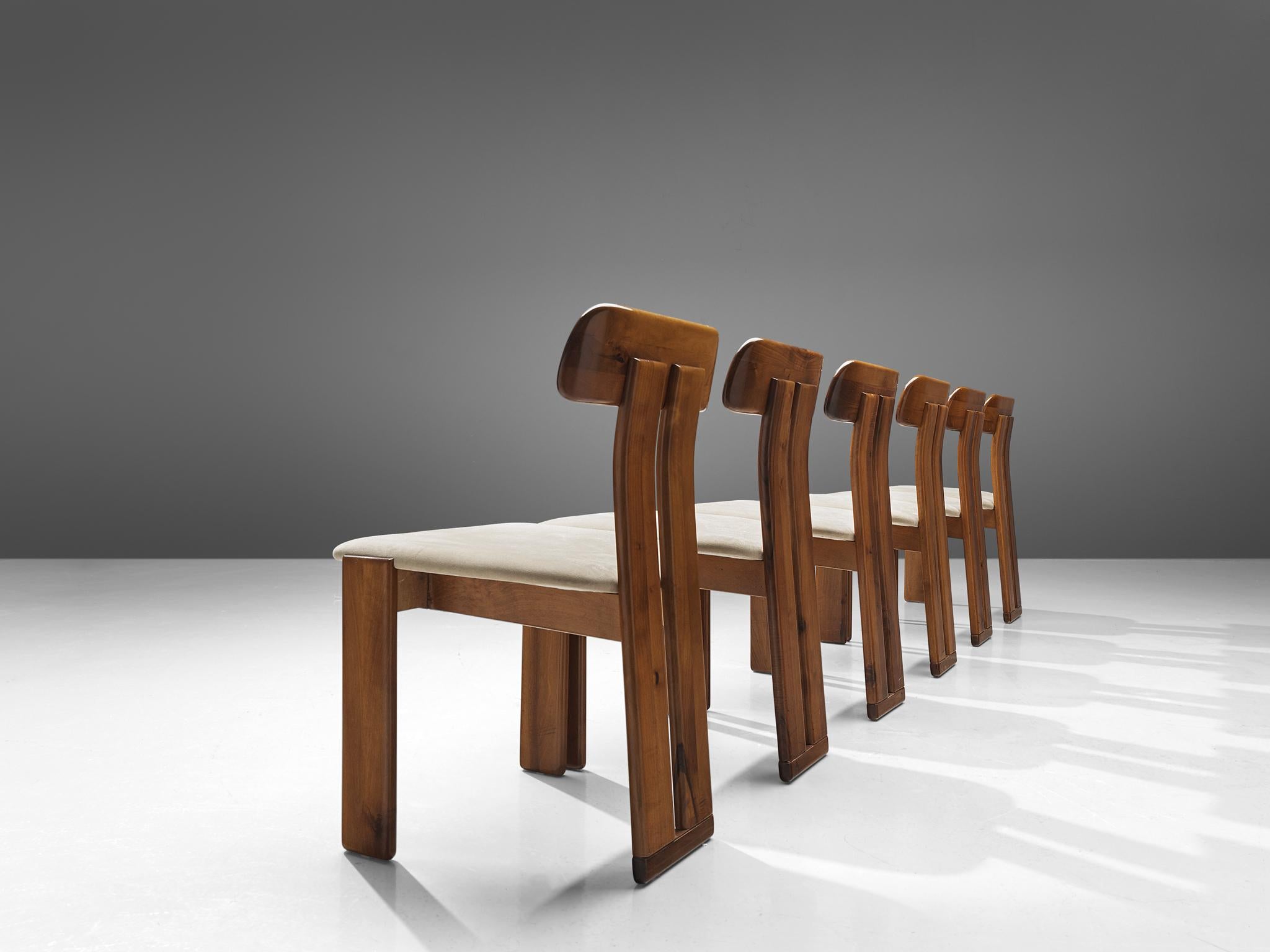 Italian Set of Six Dining Chairs by Sapporo, 1970s In Good Condition In Waalwijk, NL
