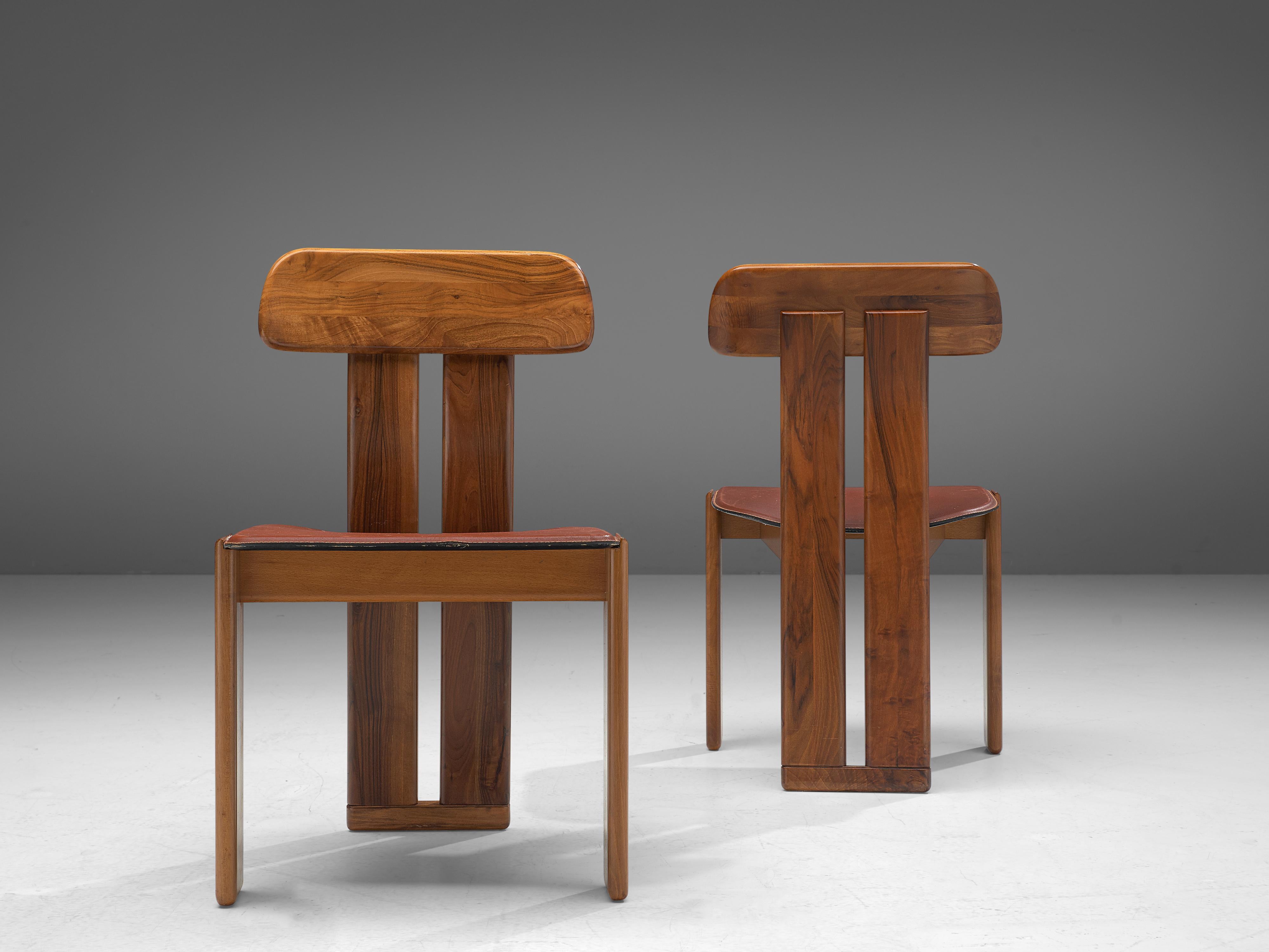 Late 20th Century Italian Set of Ten Dining Chairs by Sapporo, 1970s