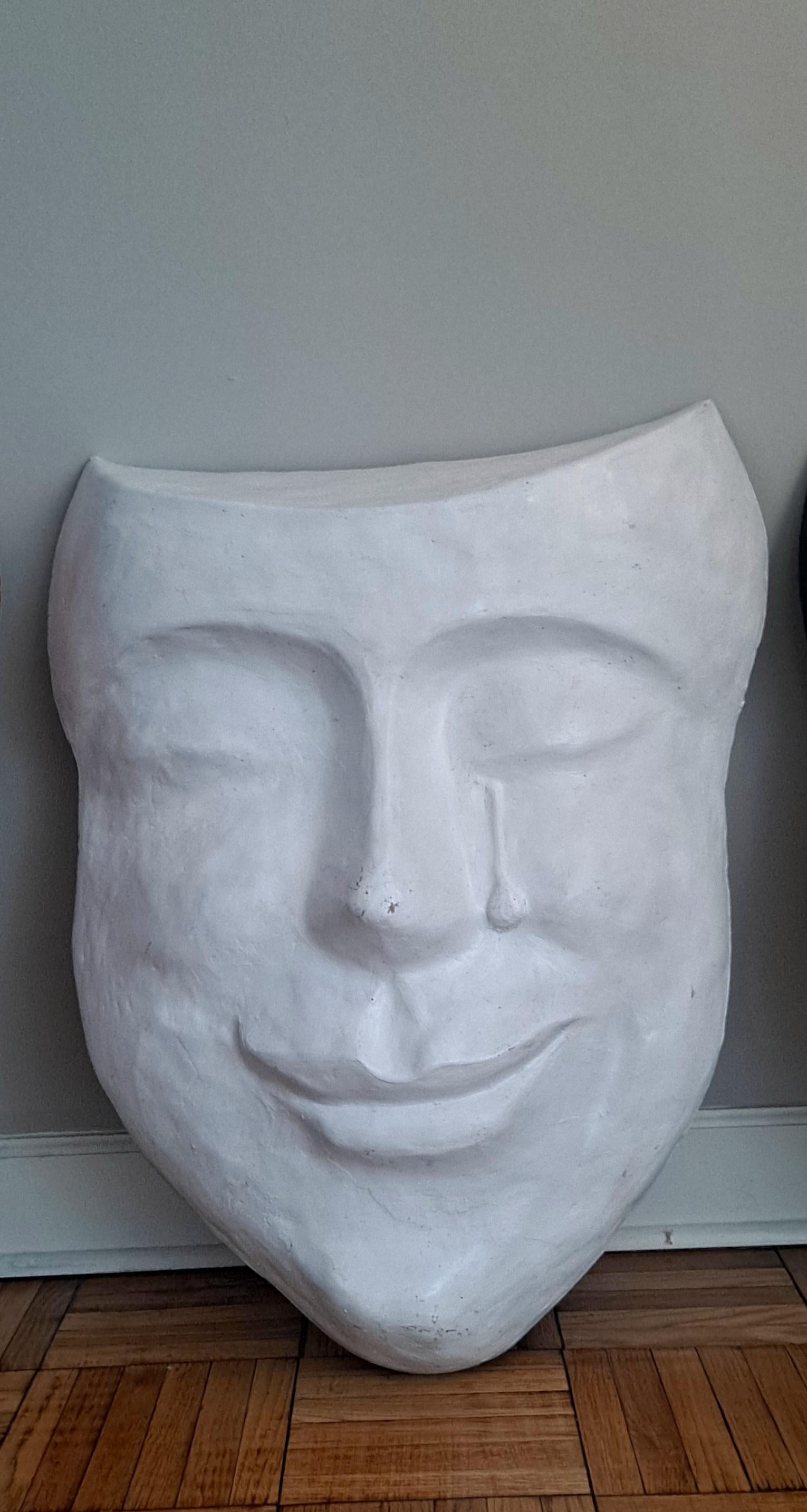 Italian Set of Three Contemporary Large Mask In Good Condition For Sale In Los Angeles, CA