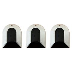 Set di tre applique "Tesi" di Roberto Fiorato per Prisma, anni Ottanta