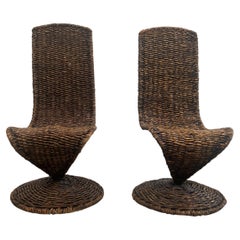 Used Italian Set of Two Marzio Cecchi S Model Chairs