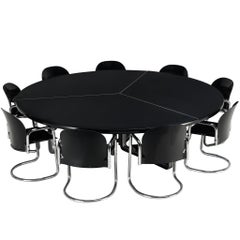 Italian Set with Dialogo Dessau Chairs and Centro Progetti Tecno Table