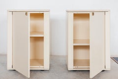 Italian 1970s Travertine Nightstands