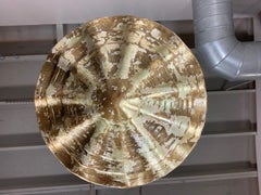 Italian Shell Gesso Light Fixture, circa 1900