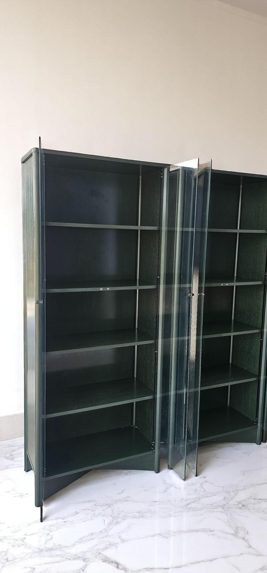 Italian Showcase Sideboards designed by Piero de Martini for Cassina In Good Condition For Sale In Traversetolo, IT