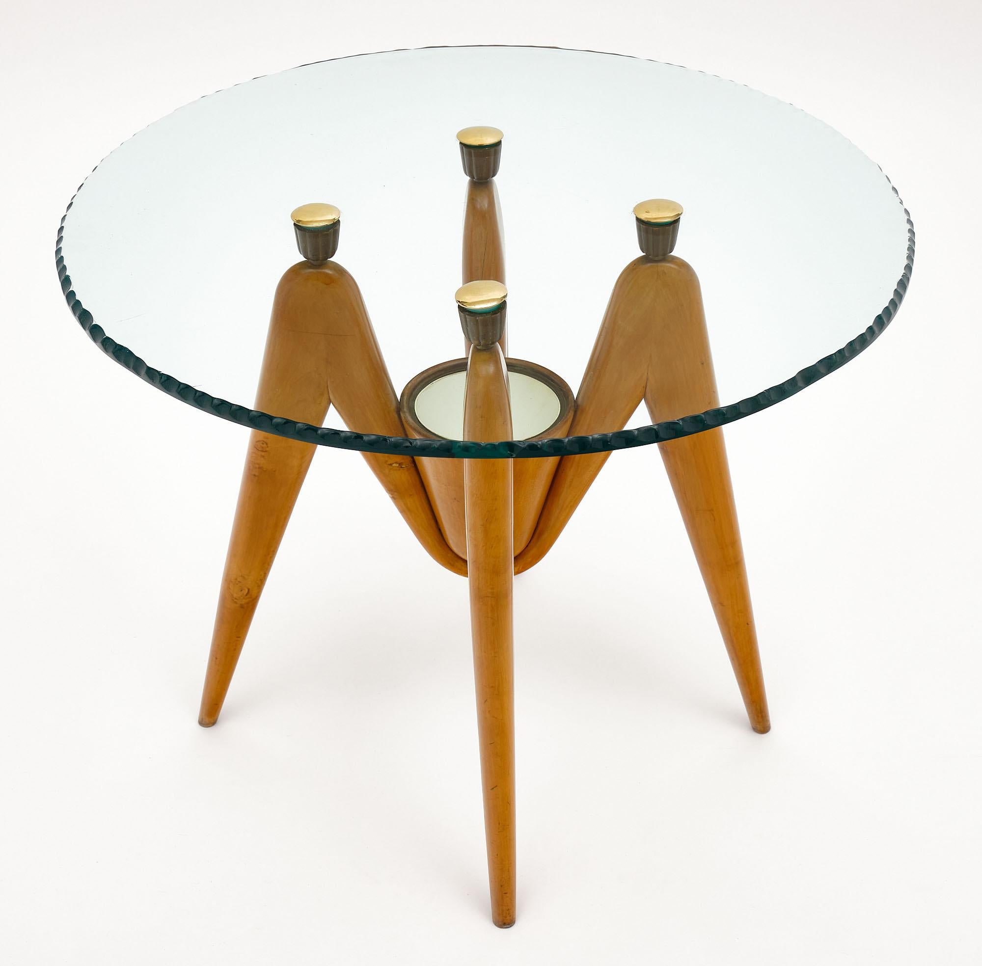 Modern Italian Side Table Attributed to Osvaldo Borsani