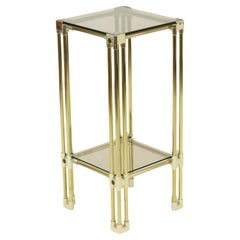Tavolino italiano Tavolino per piante Design/One anni '70 Hollywood Regency