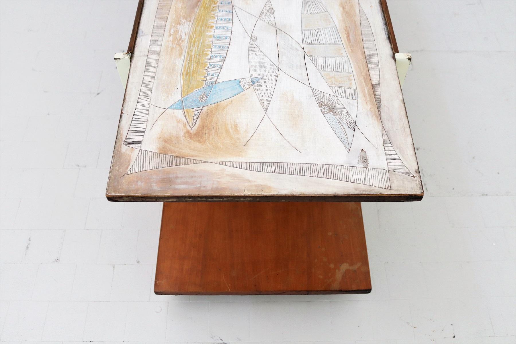 Italian Sideboard by Edoardo Detti, 1950s 6