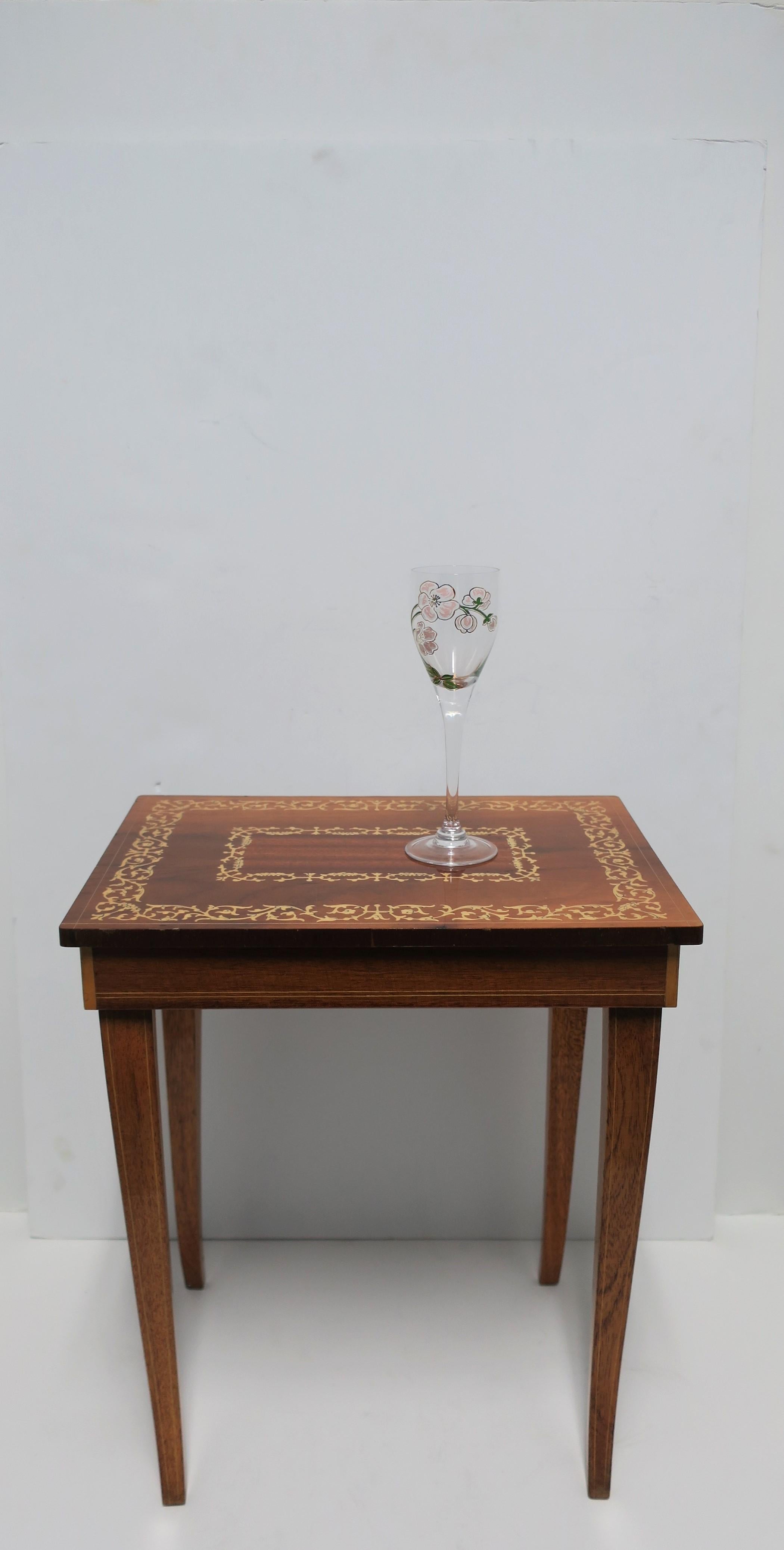 Italian Side or End Table with Storage and Music Box in the Rococo Style 3