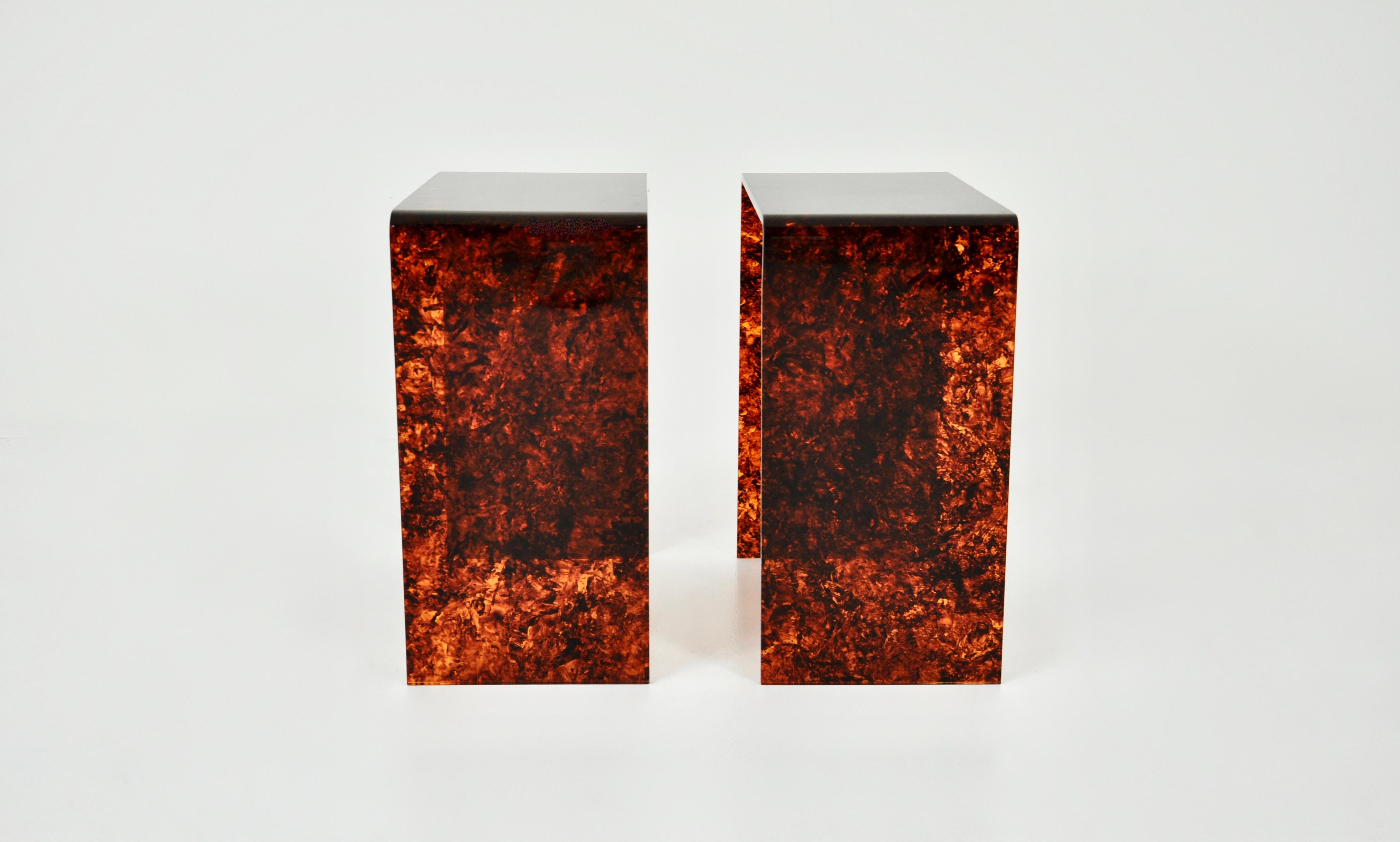 Italian side tables, 1970s, set of 2 For Sale 1