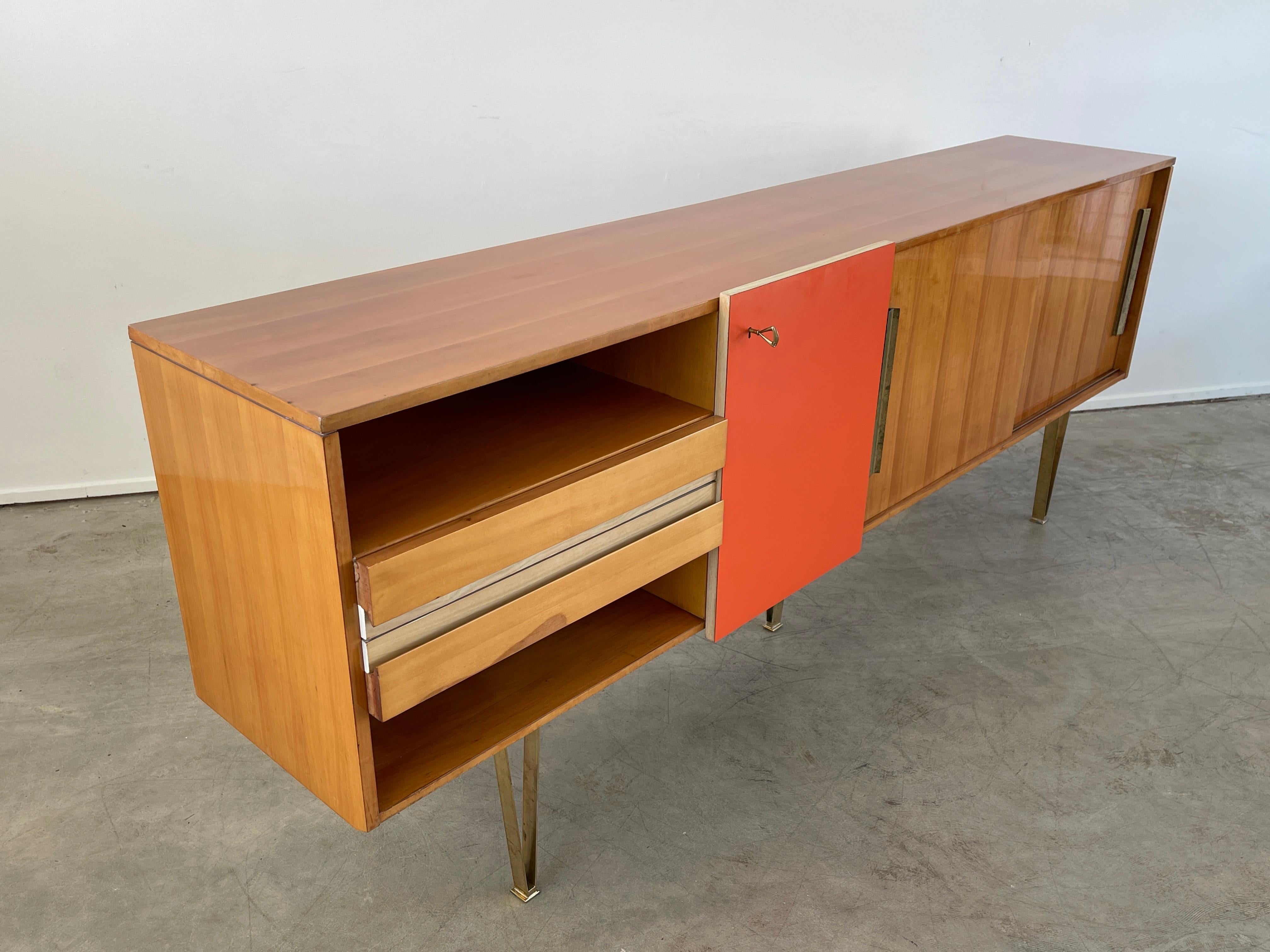 Italian Sideboard, 1960's In Good Condition In Beverly Hills, CA